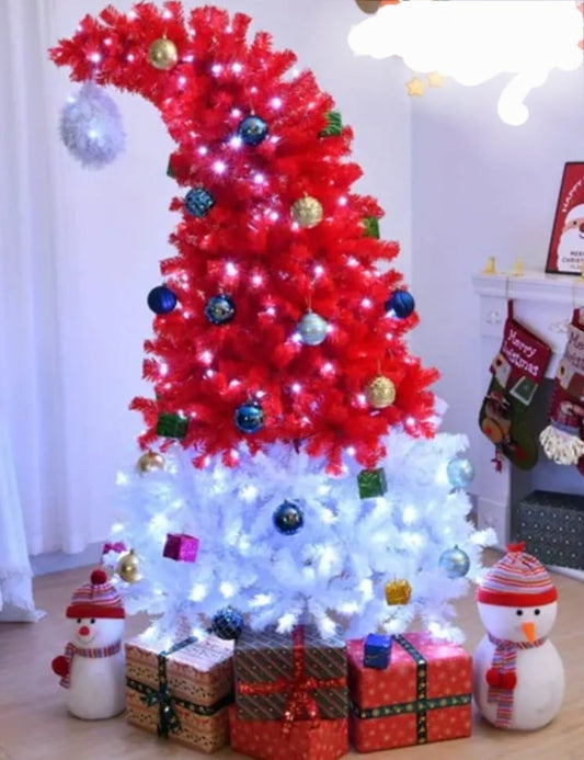 6 FT Santa Hat Style Pre-lit Christmas Tree