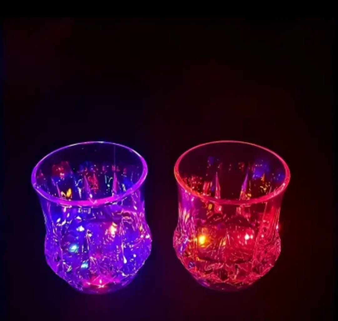 2 Vibrant LED Light Up Cups