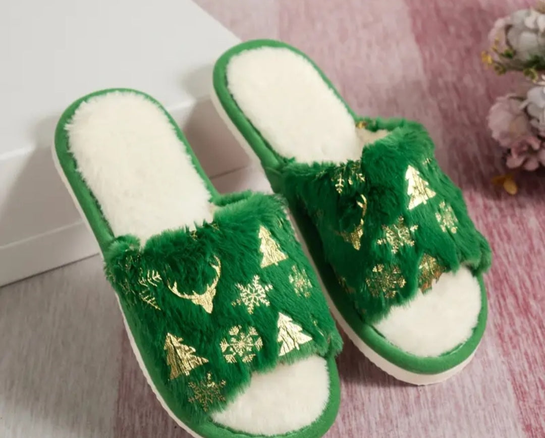 Beautiful Christmas Slippers